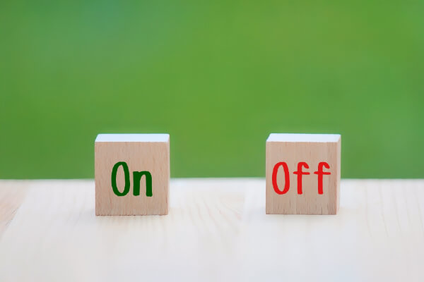 ONとOFF